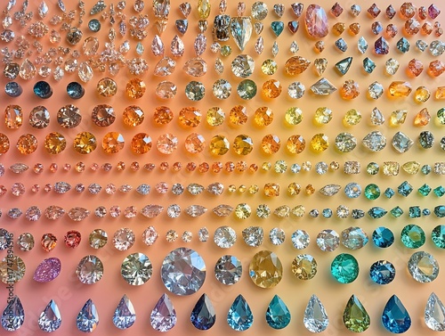 Vibrant Gemstone Collection,  Colorful Diamonds, Sapphires, and More