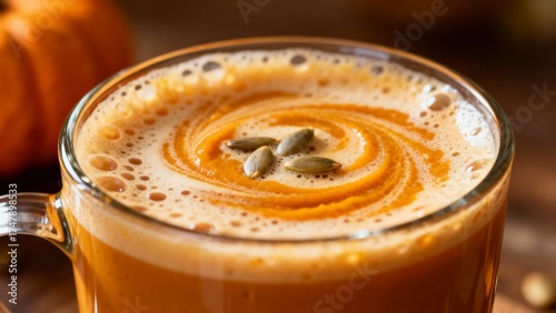 Pumpkin Spice Latte with Cream