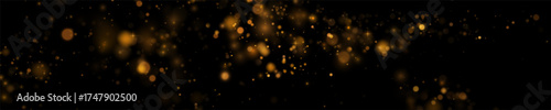 Festive gold sparkles, starbursts and shimmering . Glowing particles, warm light and stardust create a luxurious  file for holiday and New Year cards.	
