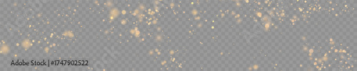 Festive gold sparkles, starbursts and shimmering . Glowing particles, warm light and stardust create a luxurious  file for holiday and New Year cards.	
