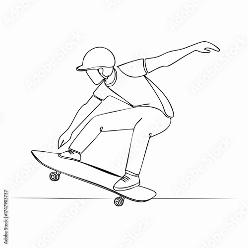 a skateboard player silhouettes are dynamic vector illustrations of athlete action in sport