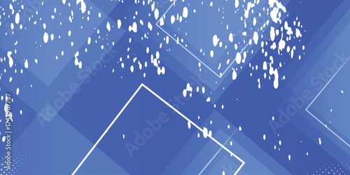 Abstract  Overlapping translucent blue squares create abstract design for modern concepts. Perfect for backgrounds, technology themes .