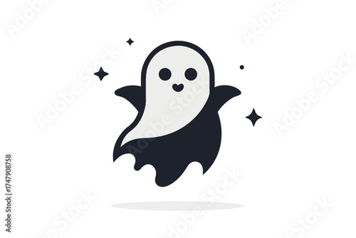 ghost sheet icon classic spooky haunting phantom figure