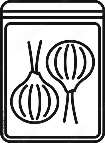 Vacuum sealed onions maintaining quality and extending shelf life, perfect for long term storage