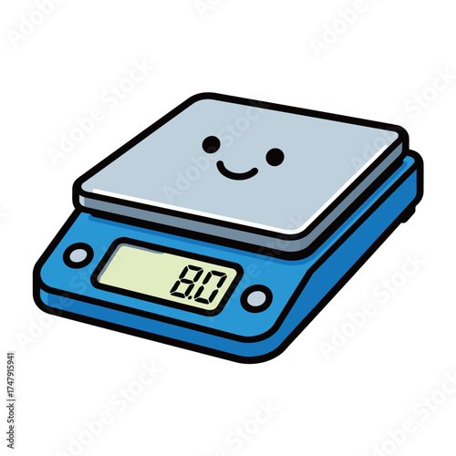 Cute Cartoon Digital Kitchen Scale or Weight Scale for Cooking and Measurement