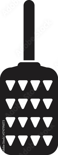 Grater simplifying food preparation, featuring triangular holes perfect for grating cheese, vegetables, and other ingredients