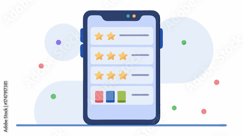 An organized order history section on a smartphone displaying past orders with ratings and reviews enabling easy reordering for users.