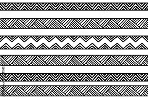 Ethnic vector seamless pattern. Tribal background,  geometric rug textile print texture