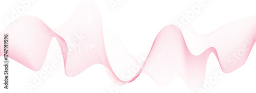 abstract illustration of pink colored motion wave lines background