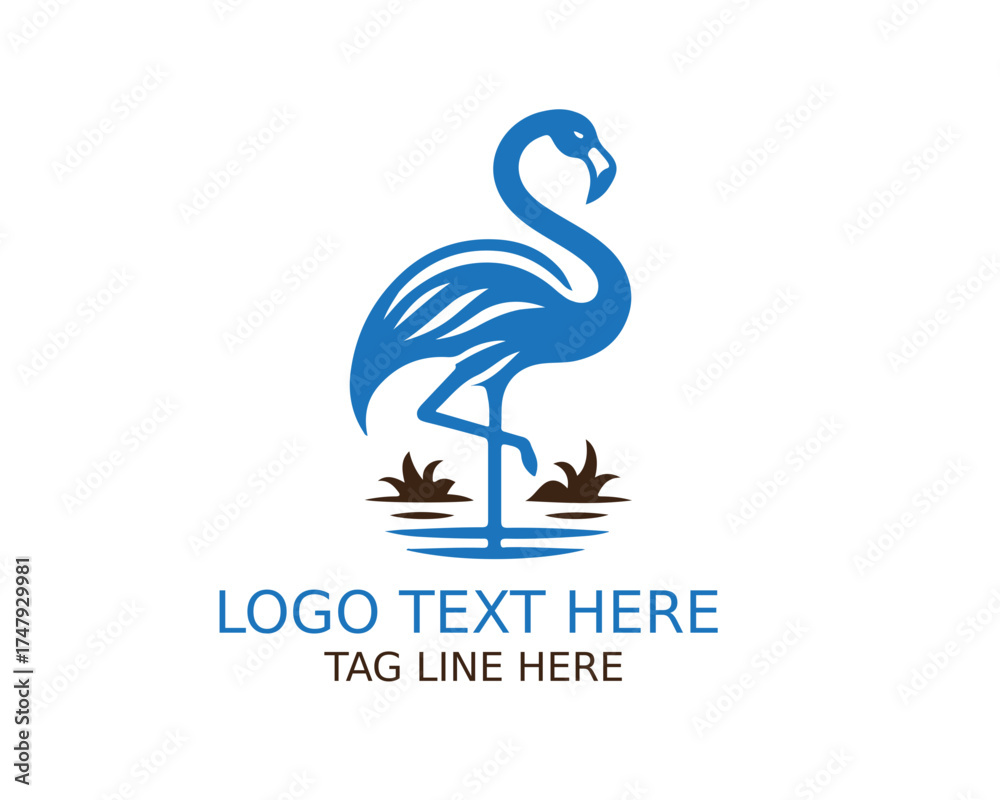 Obraz premium The Flamingo Logo