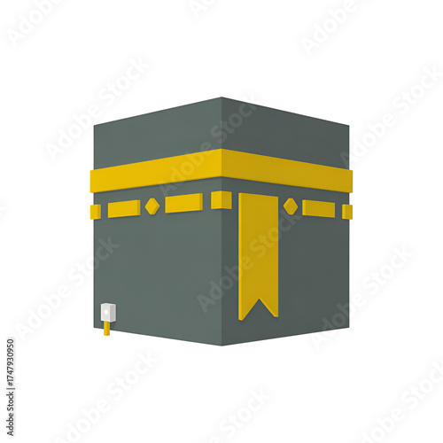 yellow plastic box