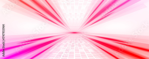 Red and pink diagonal speed lines flash across a transparent background, showing urgency and energy. The intense glow adds tension. Great for warning or alert screens. PNG