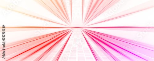 Transparent speed lines extend in motion blur, suggesting high velocity. The fading neon glow reinforces rapid transitions. Ideal for animation overlays. PNG
