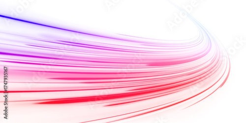 Pink glowing lines stretch across the screen with slight distortion, suggesting speed and intensity. The effect is energetic and vibrant. Perfect for digital sport designs. PNG