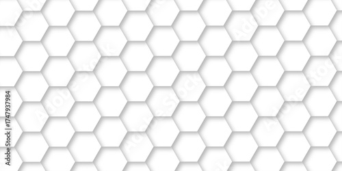 Modern Technology Inspired Honeycomb Texture with Hexagonal Shapes. Digital Mesh Pattern, 3D Carbon Structure, and Bright Light Effects for Backgrounds, Banners, and Graphic Design.