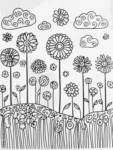 Aus der Serie: Malbuch, hygge, coloring, page, arbeitsblatt, grundschule, kids, painting, malbuch, malseite, printable, mandala, katze, ferien, urlaub, abstrakt, erholung, erwachsene, doodle, 