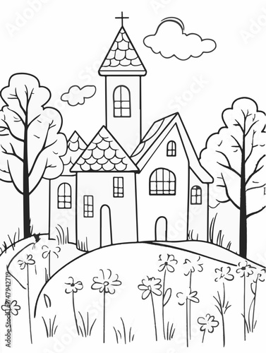 Aus der Serie: Malbuch, hygge, coloring, page, arbeitsblatt, grundschule, kids, painting, malbuch, malseite, printable, mandala, katze, ferien, urlaub, abstrakt, erholung, erwachsene, doodle, 