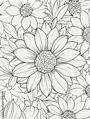 Aus der Serie: Malbuch, hygge, coloring, page, arbeitsblatt, grundschule, kids, painting, malbuch, malseite, printable, mandala, katze, ferien, urlaub, abstrakt, erholung, erwachsene, doodle, 