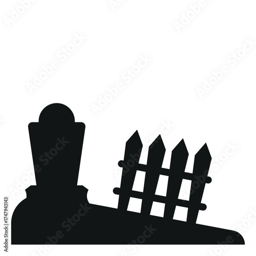 Halloween Gravestone Corner