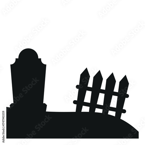 Halloween Gravestone Corner