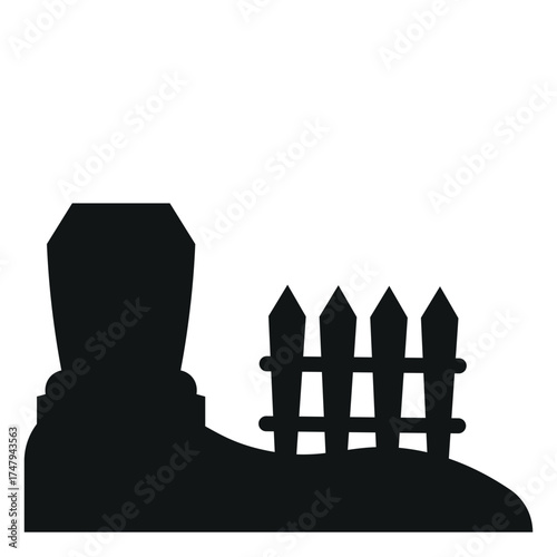Halloween Gravestone Corner