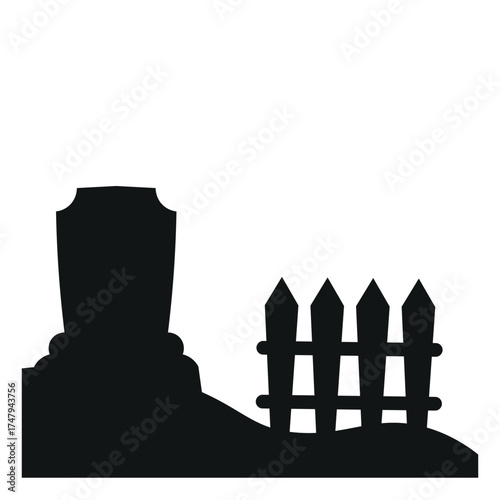 Halloween Gravestone Corner