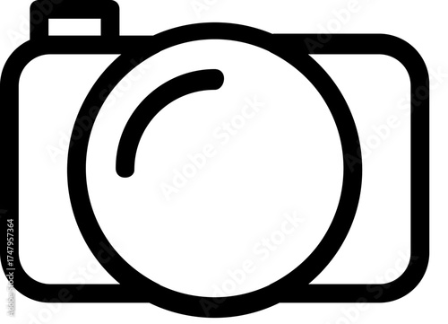 Vector Camera Illustration. This EPS file contains a detailed and modern vector illustration of a camera.