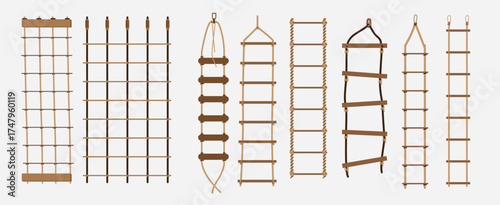  rope ladder vector
