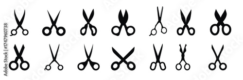 scissors vector graphic clipart vector illustration