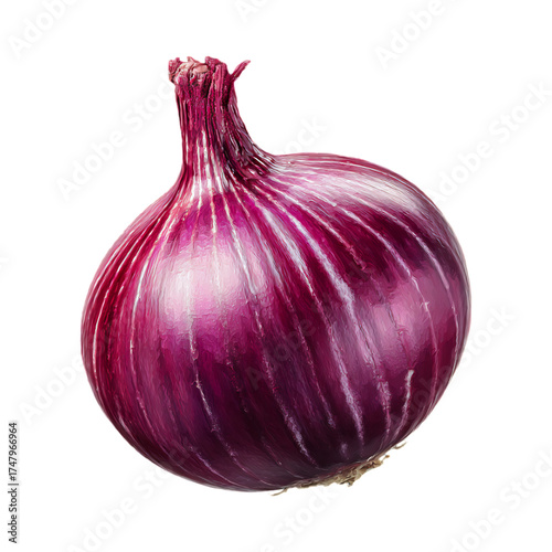 Red Onion Isolated isolated on transparent background