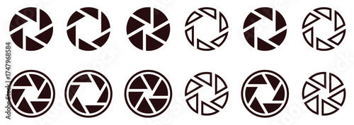 icon camera shutter.