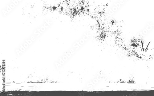 Grunge background. Abstract textured effect. Vector Illustration.Rubbed aged texture with a halftone raster pattern.Grunge monochrome background. Abstract texture on white background