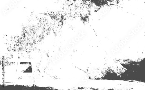 Grunge background. Abstract textured effect. Vector Illustration.Rubbed aged texture with a halftone raster pattern.Grunge monochrome background. Abstract texture on white background