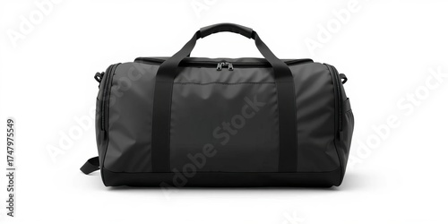 Duffle bag template mockup with customizable areas for branding and design,  nylon,  branding