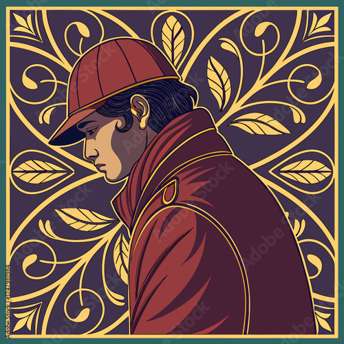  A dense, opulent Baroque tapestry mandala