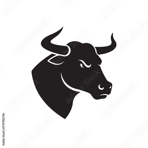cow had vector icon on white background