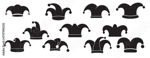 jester hat silhouette 