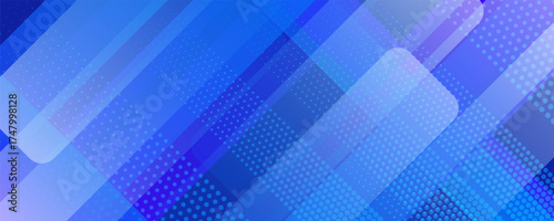 Modern blue abstract background banner. Illustration vector technology background, for design brochure, flyer