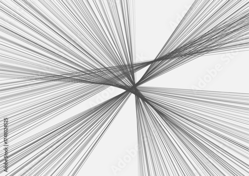 Concept minimal geometric grey lines abstract background. Vector brochure, template background