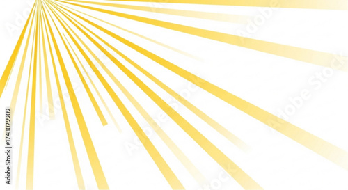 Abstract golden sun rays radiating from a corner, creating a warm and inviting atmosphere with a sense of hope and energy