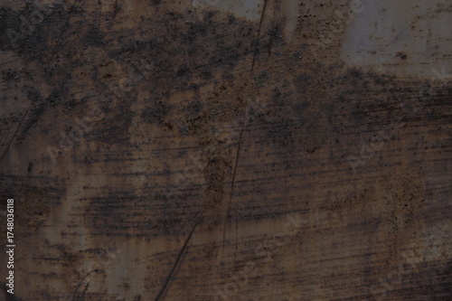 Vintage Rusty Steel Oxidized Wall Texture