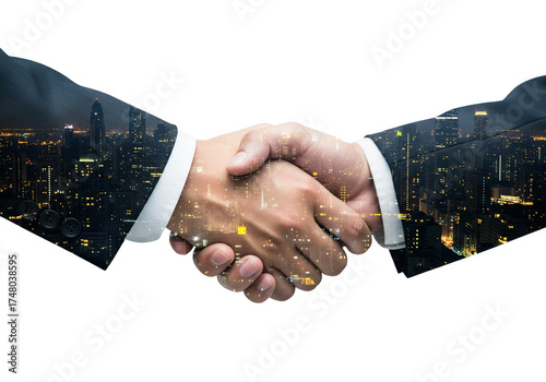 handshake between two businessmen