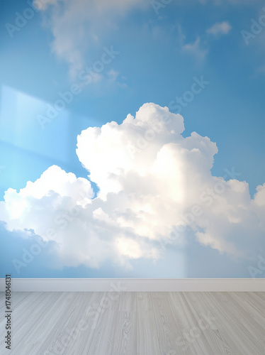 Soft Watercolor Cloud Sky