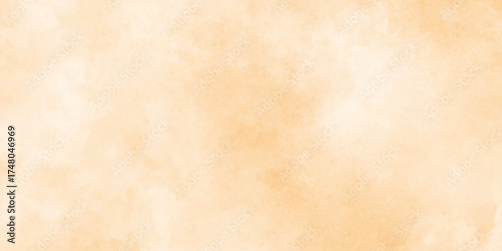 Naklejka premium Vector yellow watercolor background for your design. yellow grunge texture with grainy stains, old yellow paper texture, colorful vibrant aged background, fantasy smooth light,
