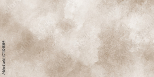 Old brown paper parchment background design with distressed vintage watercolor, abstract painted watercolor design on old paper texture, Beautiful brown or cream grunge design