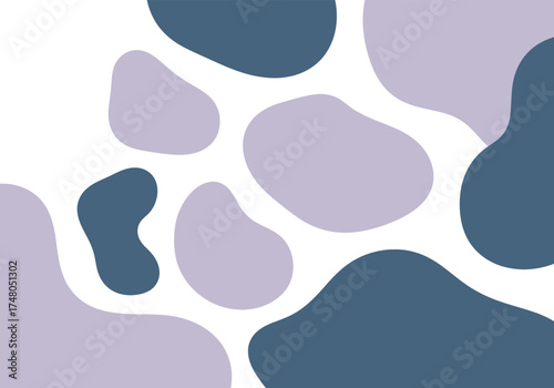 Abstract Organic Shapes Background
