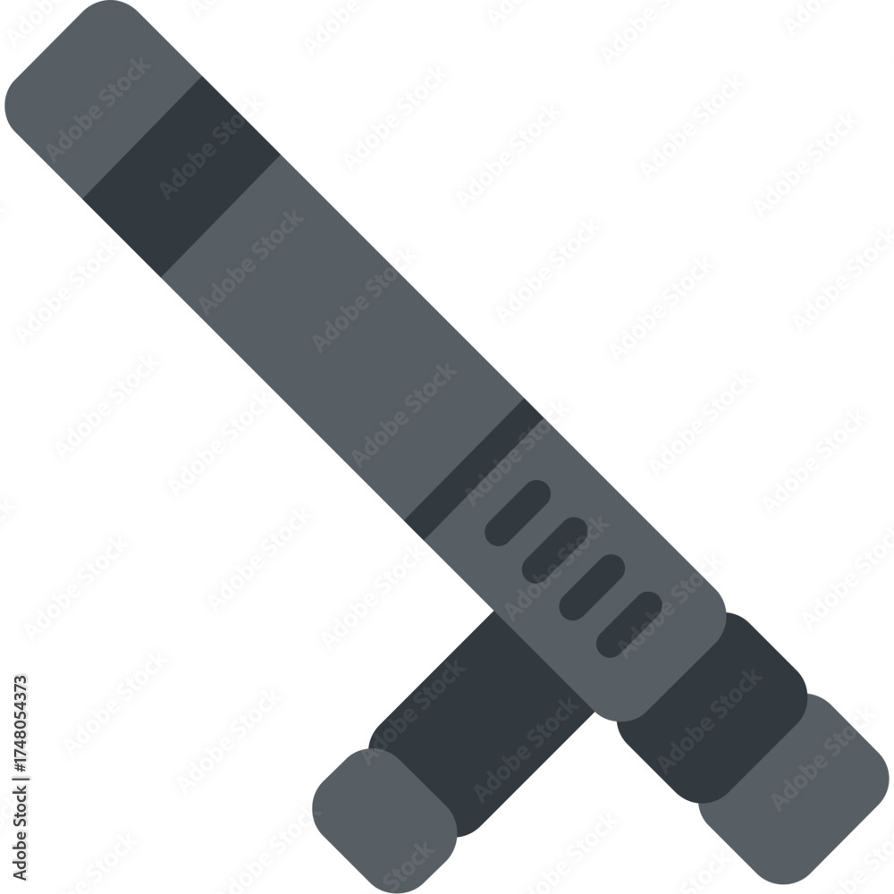 Naklejka premium Baton Icon