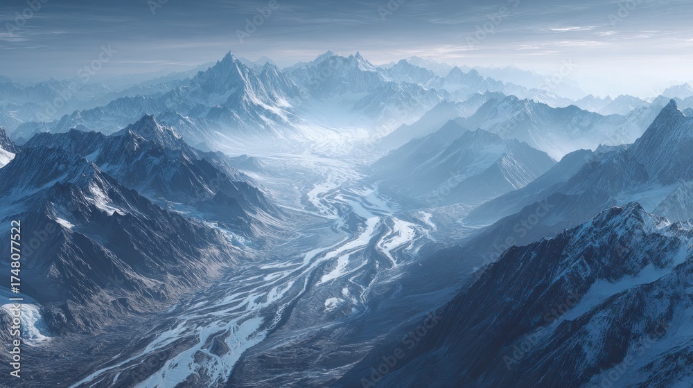 Obraz premium Majestic mountain landscape