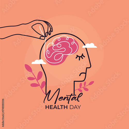 Mental Health Day Graphic Design