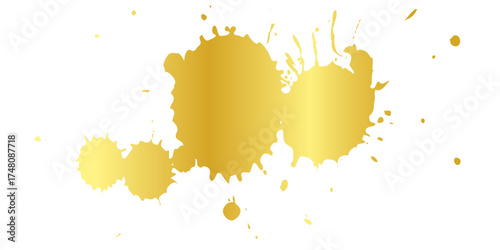 gold brush marks, gold color stain, golden brush stroke, golden texture with hand drawn